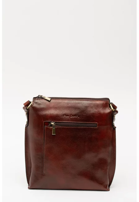 Кожена чанта - Коняк кафяв