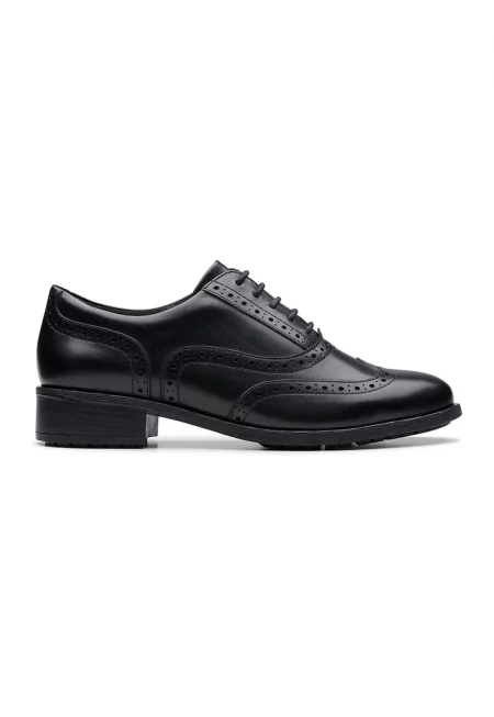 Кожени обувки Brogue - Черен