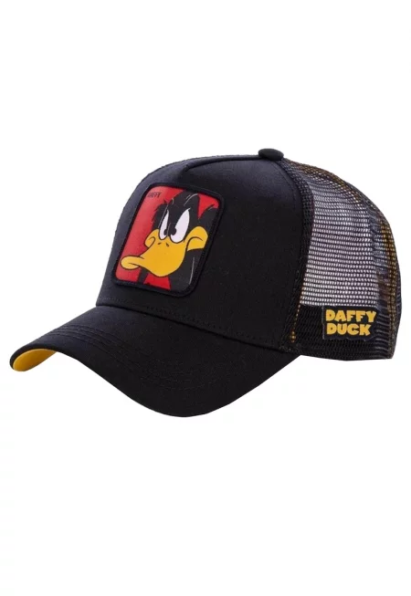 Мъжка бейзболна шапка -  Looney Tunes Daffy Duck Cap Kids CL-LOO-3-DAF1 - Черна - Един размер