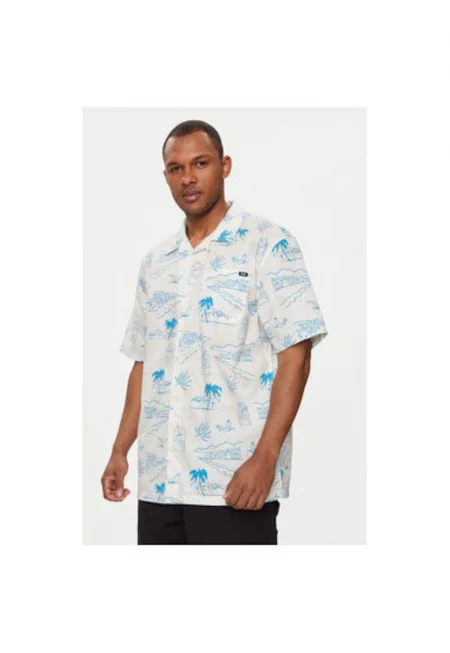 Мъжка риза -  303841089 - Памучна - S INTL - Бежова