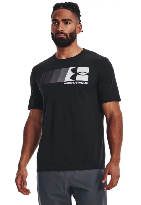 Мъжка тениска -  черна - лого