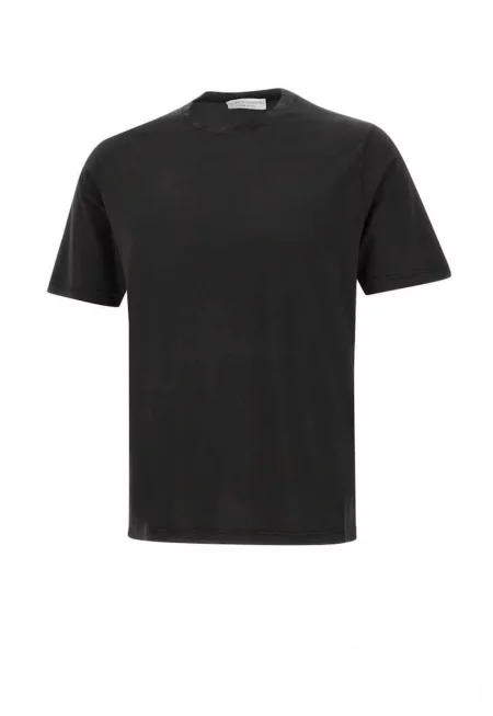 Мъжка тениска -  Classic Crew Neck - Черна - Черен