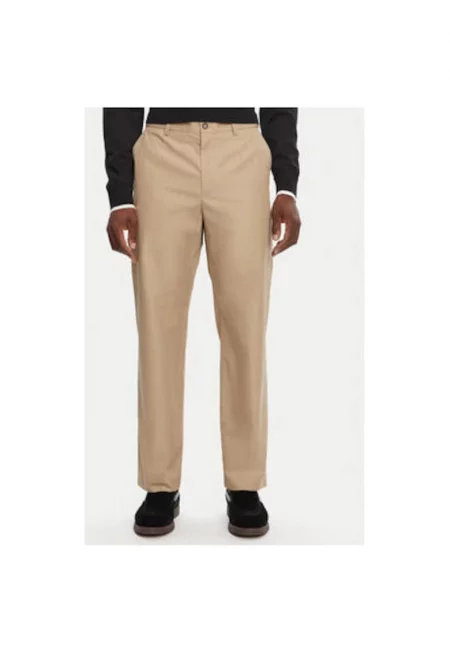Мъжки панталон  305315014 - Памук/Коприна - Бежов - Бежов