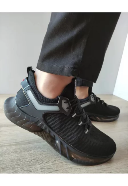 Мъжки спортни обувки  B100-Cl23611 черни - Черно - Черен