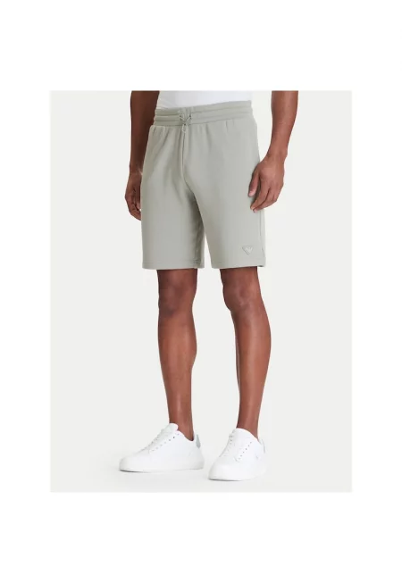 Мъжки спортни панталони - Emporio Armani - 70% памук - 30% модал - бежови