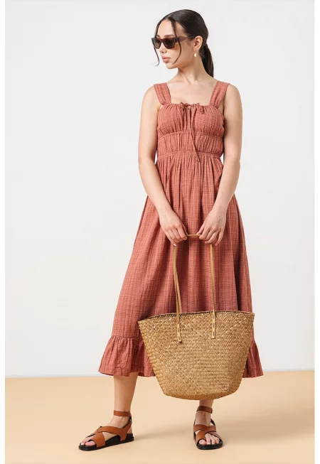 Миди рокля Paradise Winds