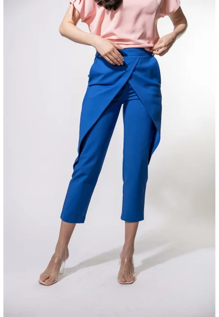 Официален панталон капри Ellen - Кралско Синьо