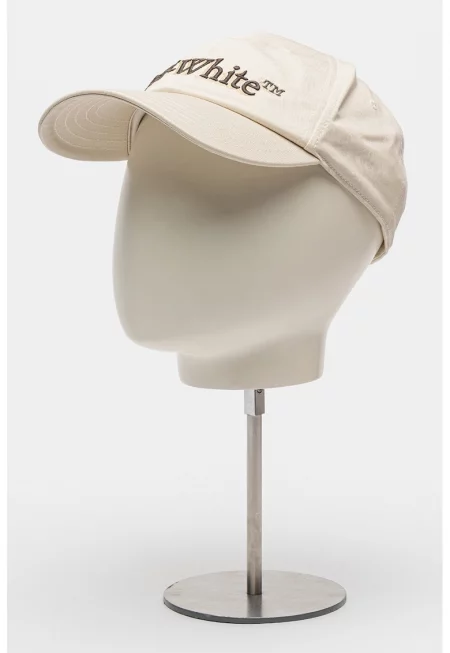 Памучна шапка с лого - Бежов