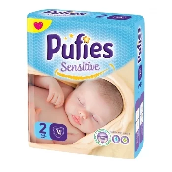 ПЕЛЕНИ ПУФИС СЕНЗИТИВ N2 МИНИ Х 74 БР.