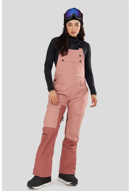 Подплатен ски гащеризон Sakura - Пастелнорозов