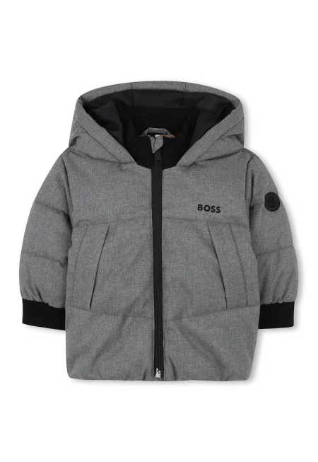 Подплатен зимно яке с качулка