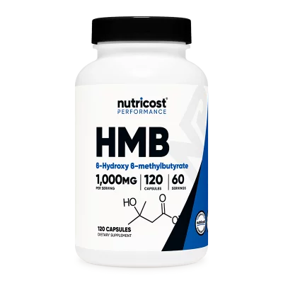 При активен спорт - HMB (Бета-хидрокси-бета-метилбутират), 500 mg/120 капсули, 60 дози