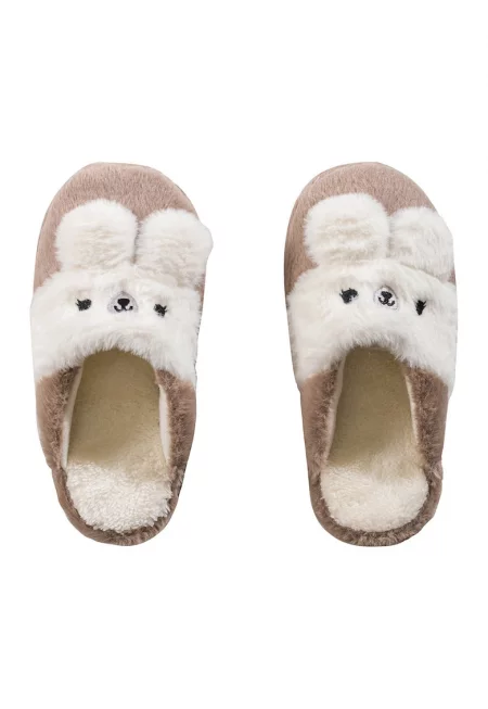 Пухени чорапи с дизайн на зайче