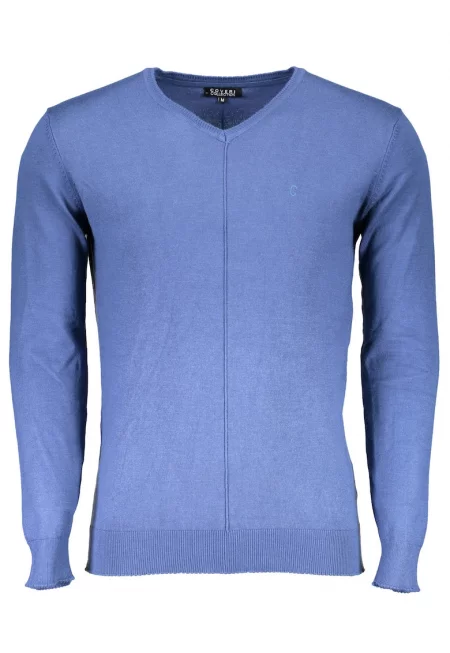 Пуловер с дълъг ръкав -  син L INTL 4686