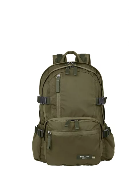 Раница с джоб за телефон - Зелен