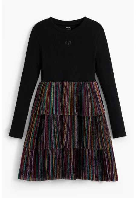 Рокля с дълги ръкави