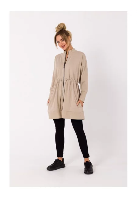 Рокля с цип и изрезки на гърба