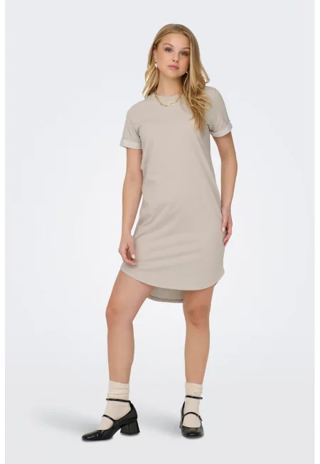 Рокля тип тениска Yivy с права кройка