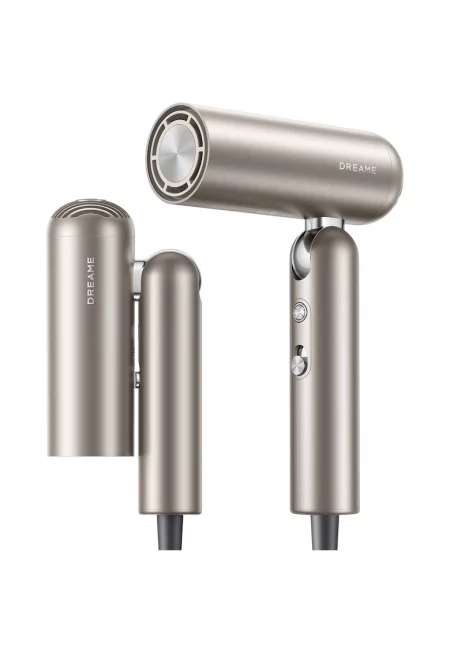 Сешоар и маша  Pocket Pro - 1300W - Сгъваем дизайн - Изсушаване на къса коса за 40 секунди - 300 милиона отрицателни йони/см³ - 60 dB - 110 000 RPM мотор - 300 гр  ...