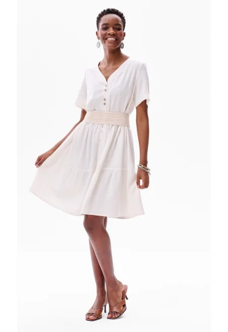 синя сянка - Rochie cu cord in talie Oliwia Pannaccotta