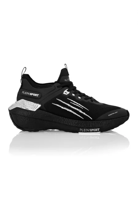 Скосени маратонки Stealth Runner Extra Light - Черен/Мръснобял