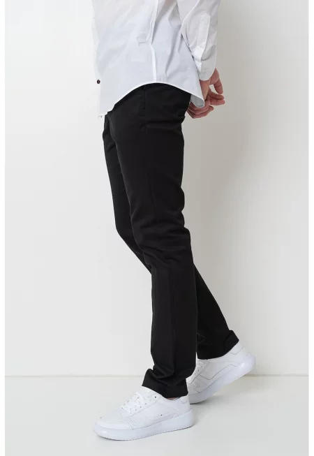 Слим панталон чино - Черен