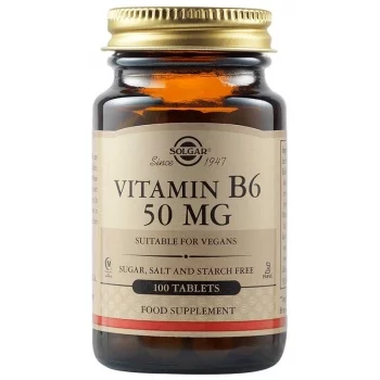 СОЛГАР Витамин B6 50 мг. табл. х 100