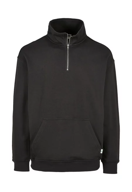 Суитшърт от органичен памук - Черен