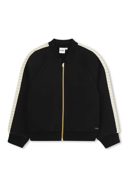 Суитшърт с цип - Черен