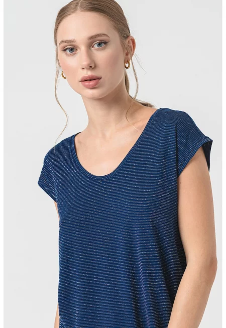 Тениска Billo с бляскави елементи