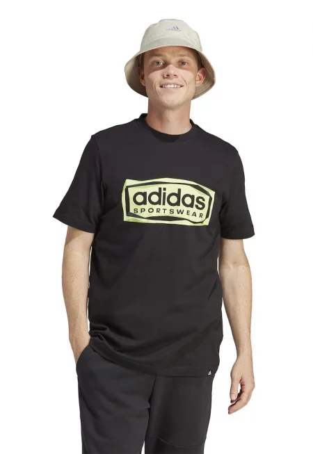 Тениска с овално деколте и щампа