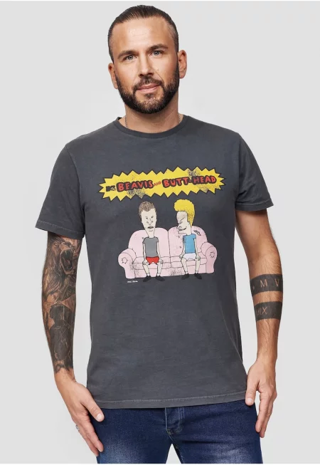 Тениска с щампа Beavis And Butthead Rock 3303
