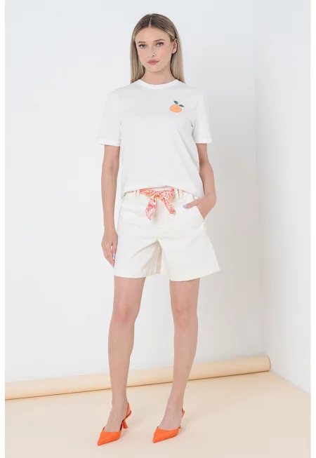 Тениска Sybil от органичен памук с принт