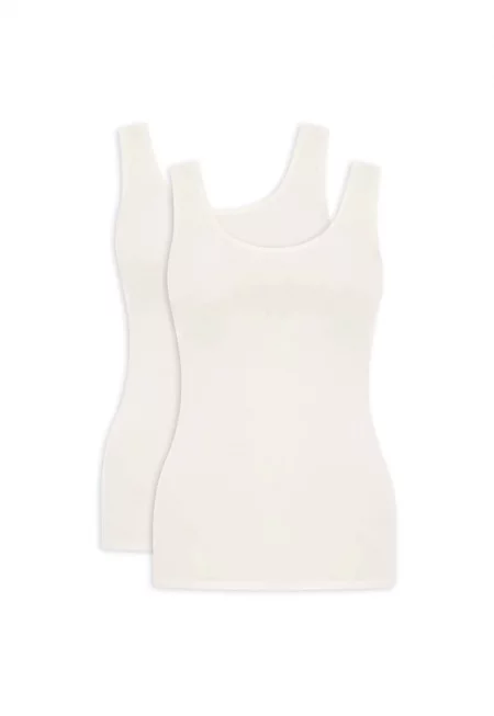 Топове с изрязан гръб - 2 броя - Светло бежово