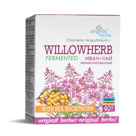 Върбовка с облепиха (ферментирал чай) – Детокс и имунна подкрепа, 40 g