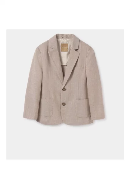 Яке  за момчета - 6485 - Памук - 14 - Бежово - Бежов