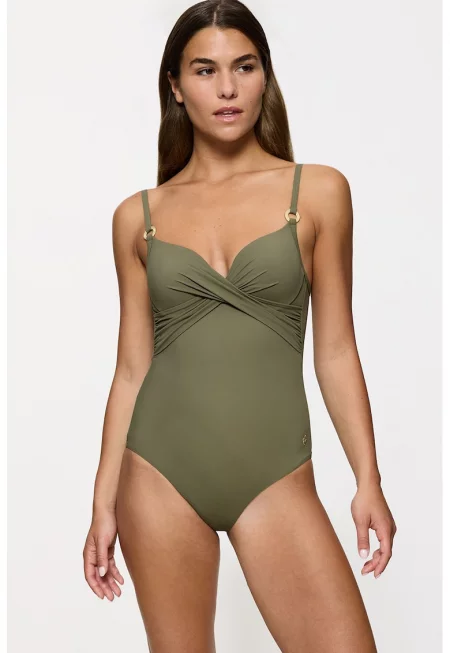 Бански Summer Twist OWP - Каки