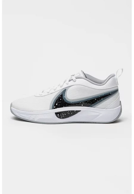 Баскетболни обувки Giannis Freak 6 с уголемено лого - Бял/Черен