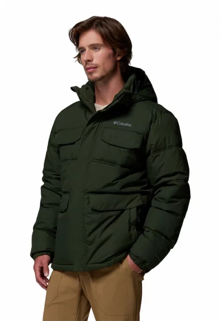 Бухнало зимно яке Landroamer с изолация - Бледозелен