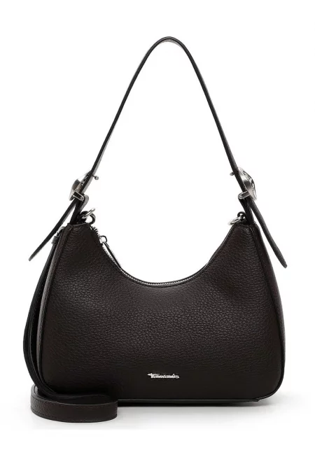 Чанта през рамо от еко кожа с метално лого