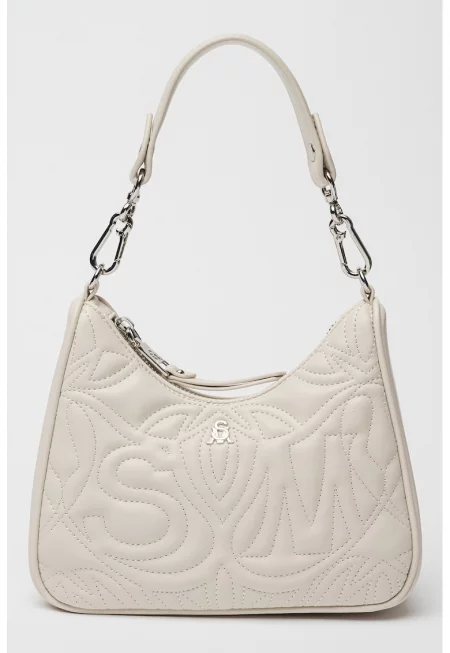 Чанта за рамо Limited с отделящи се презрамки - Слонова кост