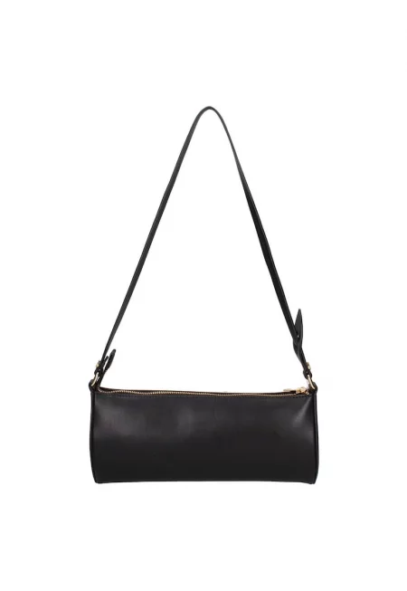 Чанта за рамо от кожа - Черен