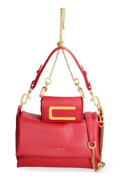 Чанти Floriana Prime от еко кожа за рамо и през рамо - Червен