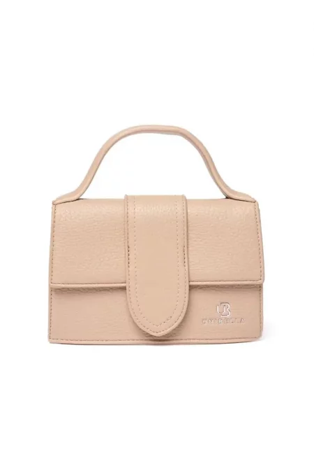 Дамска чанта  розова - от екологична кожа - компактни размери - с регулируема презрамка