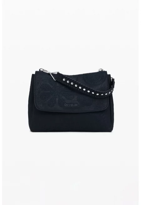 Дамска черна чанта 25SAXPA8