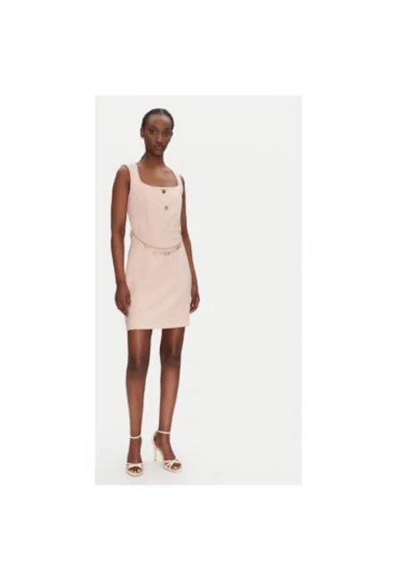 Дамска рокля  CFC0124908003 - Полиестер - Розов