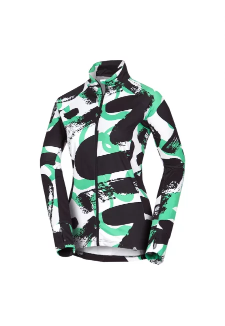 Дамска техническа блуза Jamiya greenprint