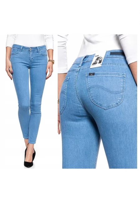 Дамски дънки -  4459-26 - Памучни - Дълги - Petite - Дънкови - W24-L31 US - Сини