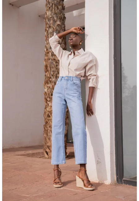 Дамски дънки Ankle Staight  светлосини JD409C 16728