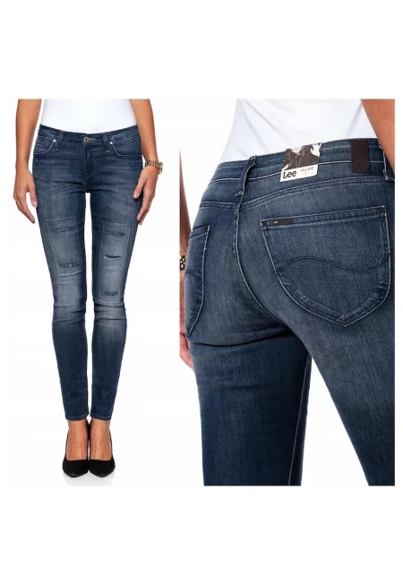 Дамски дънки -  Scarlett - 1234-44 - Памучни - Дълги - Petite - Дънкови - W26-L33 US - Сини